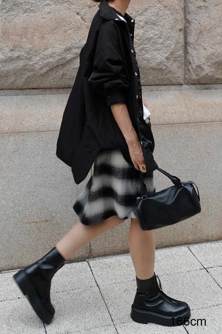 machatt マチャット　パファーシャツ パファーシャツ（ブラック） | MACHATT ONLINE STORE