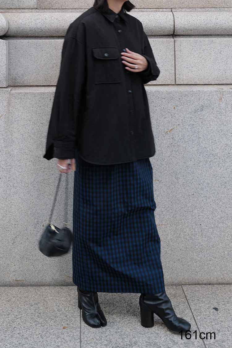 パファーシャツ（ブラック） | MACHATT ONLINE STORE