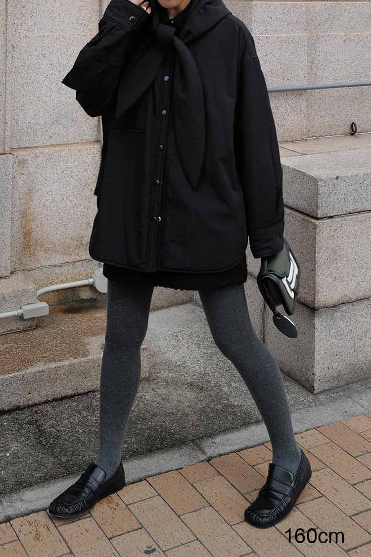 パファーシャツ（ブラック） | MACHATT ONLINE STORE