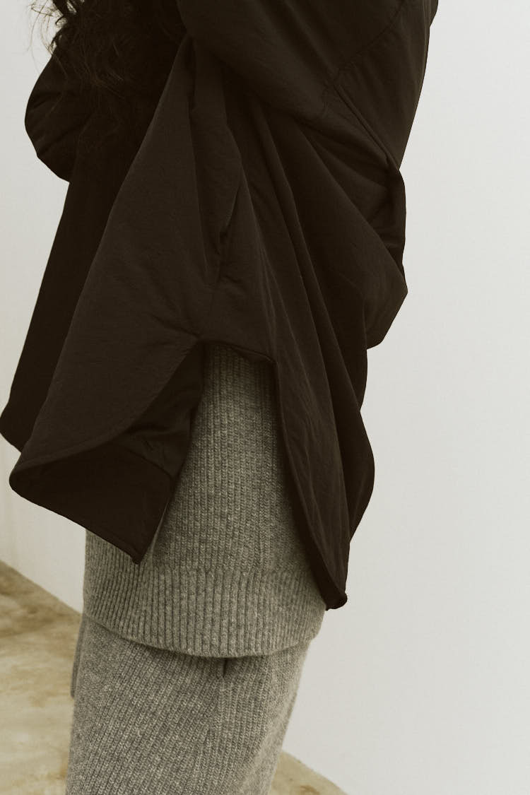 パファーシャツ（ブラック） | MACHATT ONLINE STORE