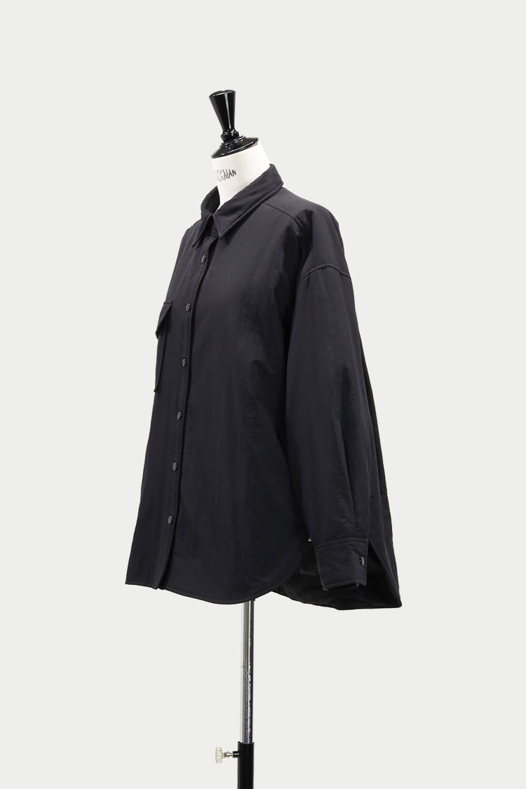 パファーシャツ（ブラック） | MACHATT ONLINE STORE