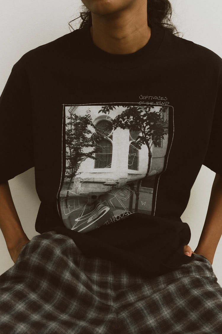 プリントTシャツ（ブラック） | MACHATT ONLINE STORE