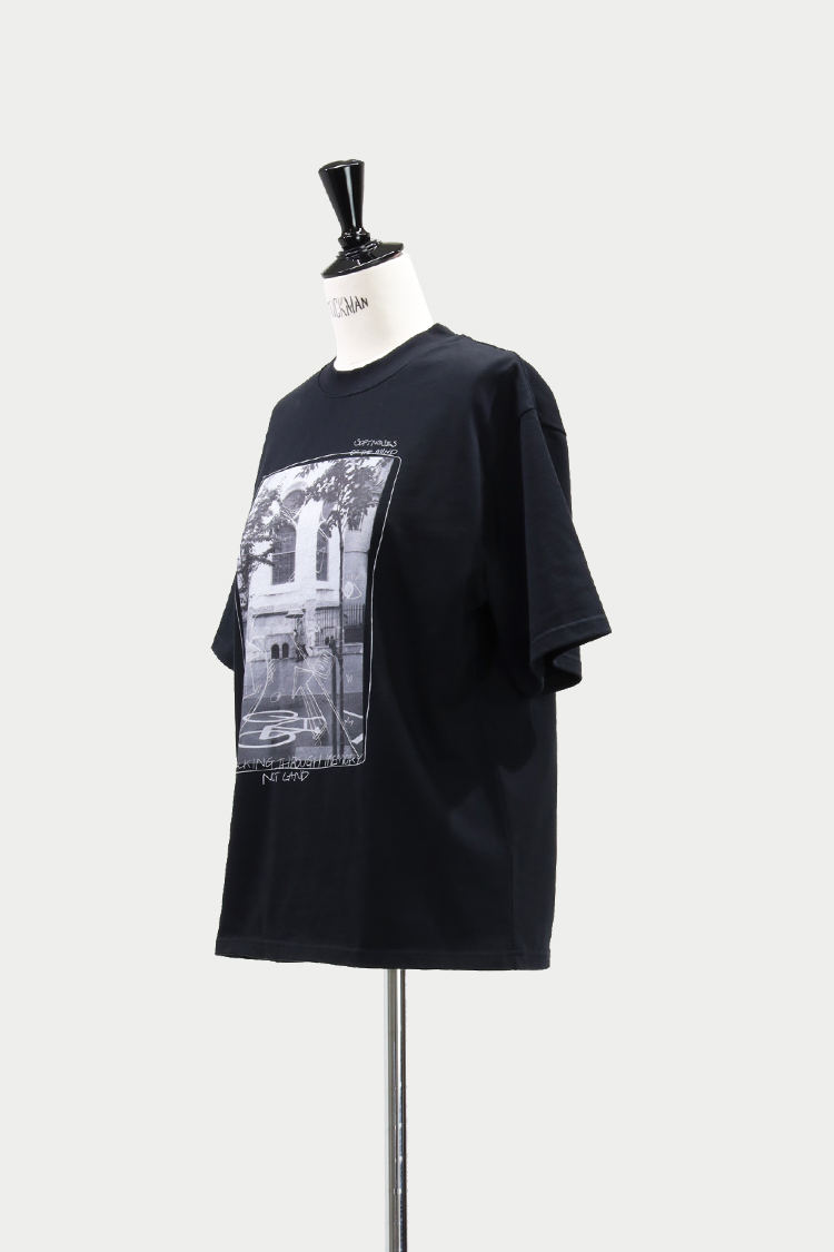 BOTT ブラックプリントTシャツ TEES – BoTT