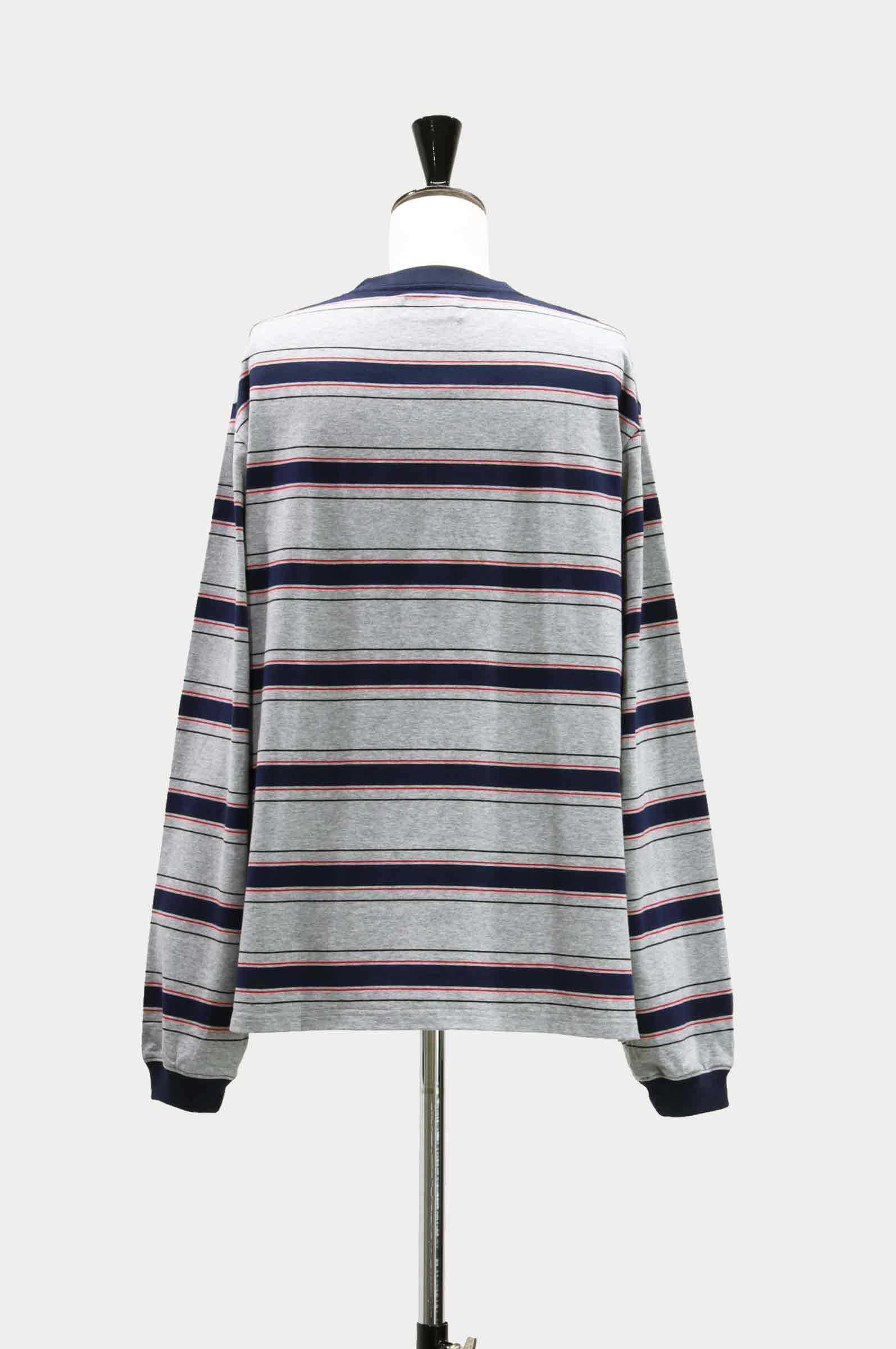 machatt ボーダーロンT トップス　Tシャツ ロンT 新品 ボーダーロンT（グレー） | MACHATT ONLINE STORE