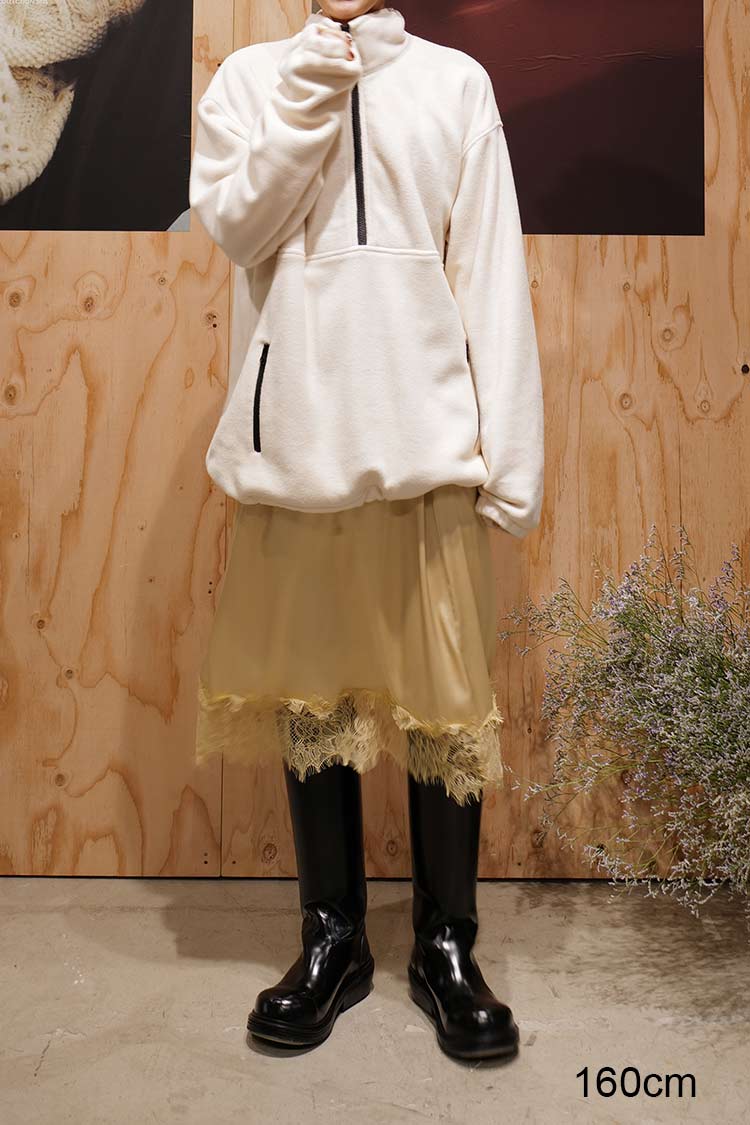 フリースプルオーバー（アイボリー） | MACHATT ONLINE STORE