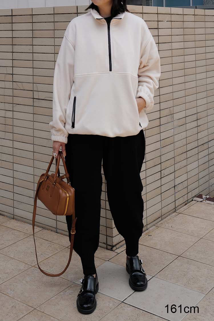 フリースプルオーバー（アイボリー） | MACHATT ONLINE STORE