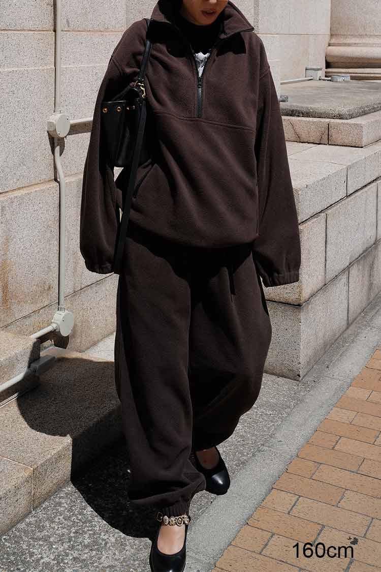 フリースプルオーバー（ブラウン） | MACHATT ONLINE STORE