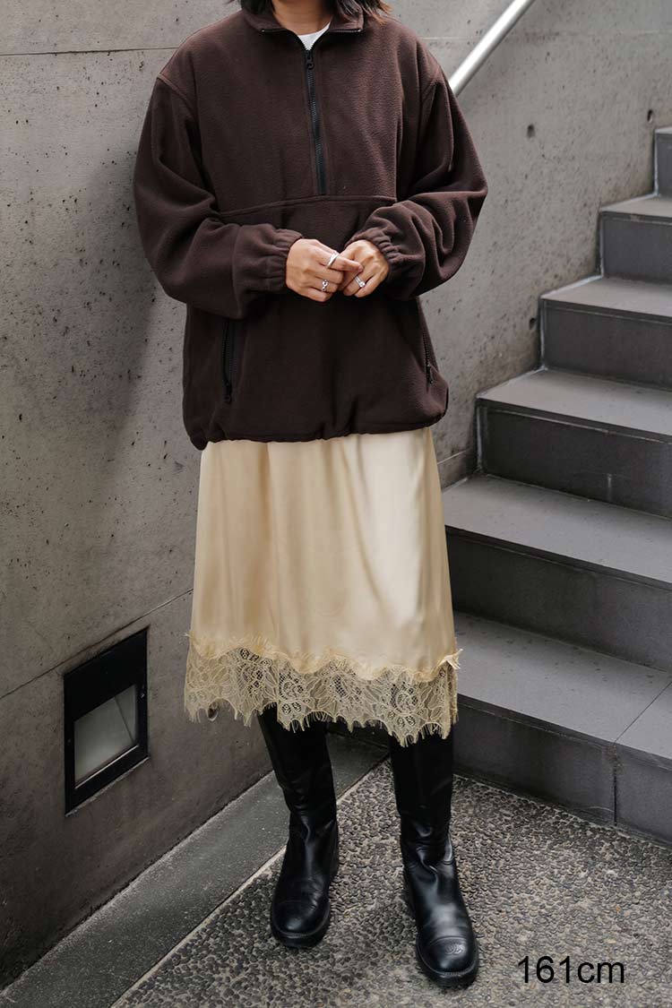 フリースプルオーバー（ブラウン） | MACHATT ONLINE STORE