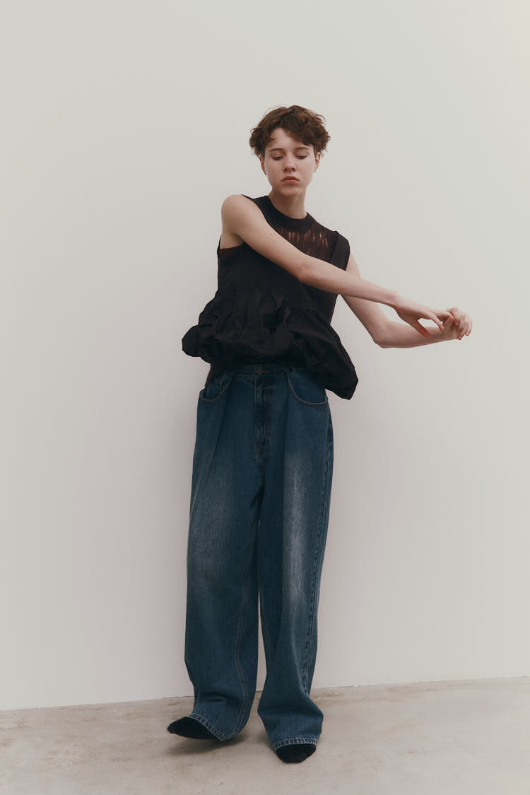 ギャバジンフォルムトップス | MACHATT ONLINE STORE