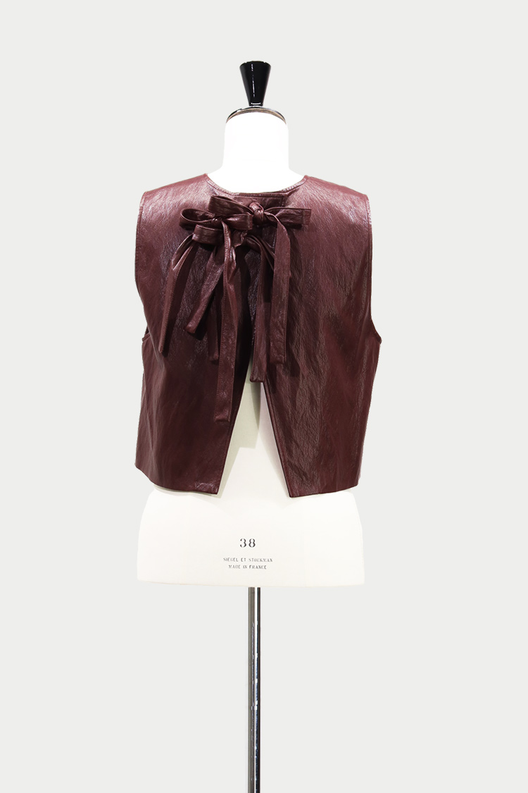 machattエコレザーベスト MACHATTエコレザーベスト