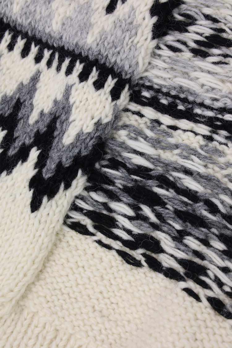 ノルディックニットベスト（ホワイト） | MACHATT ONLINE STORE