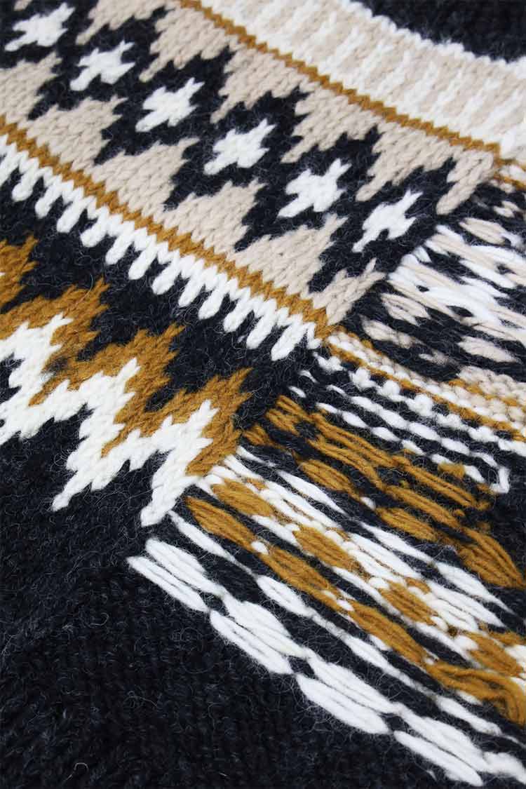 ノルディックニットベスト（チャコールグレー） | MACHATT ONLINE STORE