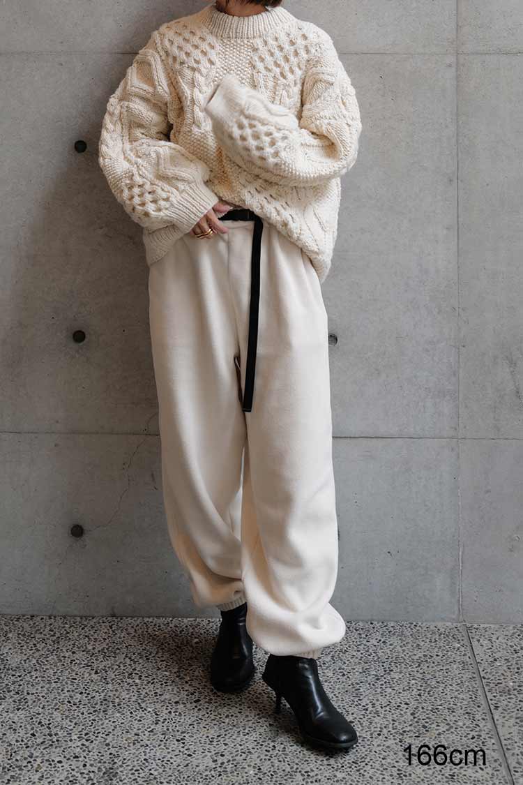 ケーブルハンドニット（アイボリー） | MACHATT ONLINE STORE