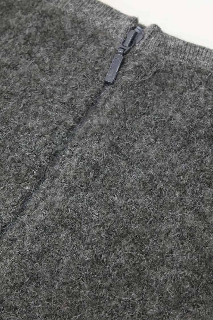 ブークレミニスカート（グレー） | MACHATT ONLINE STORE