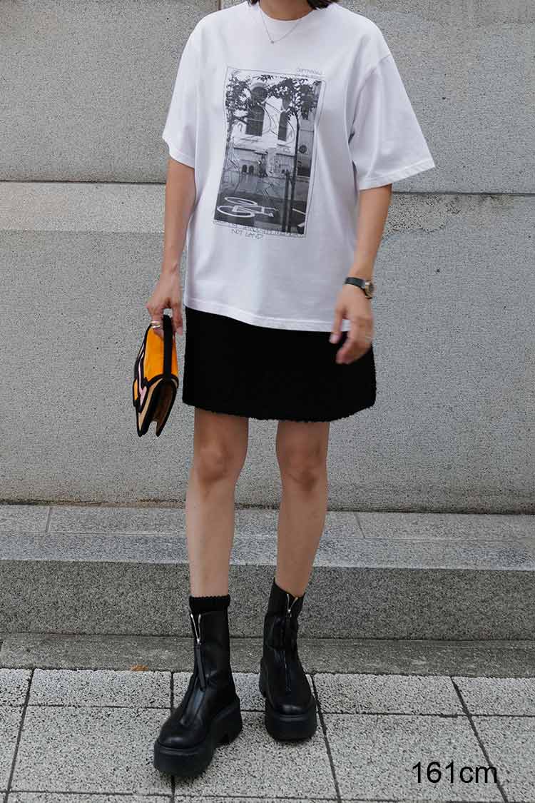 ブークレミニスカート（ブラック） | MACHATT ONLINE STORE