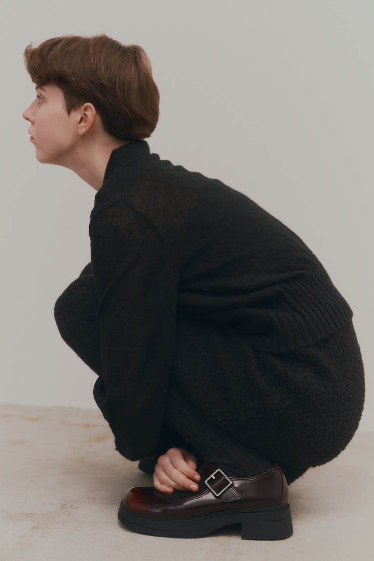 ブークレミニスカート（ブラック） | MACHATT ONLINE STORE