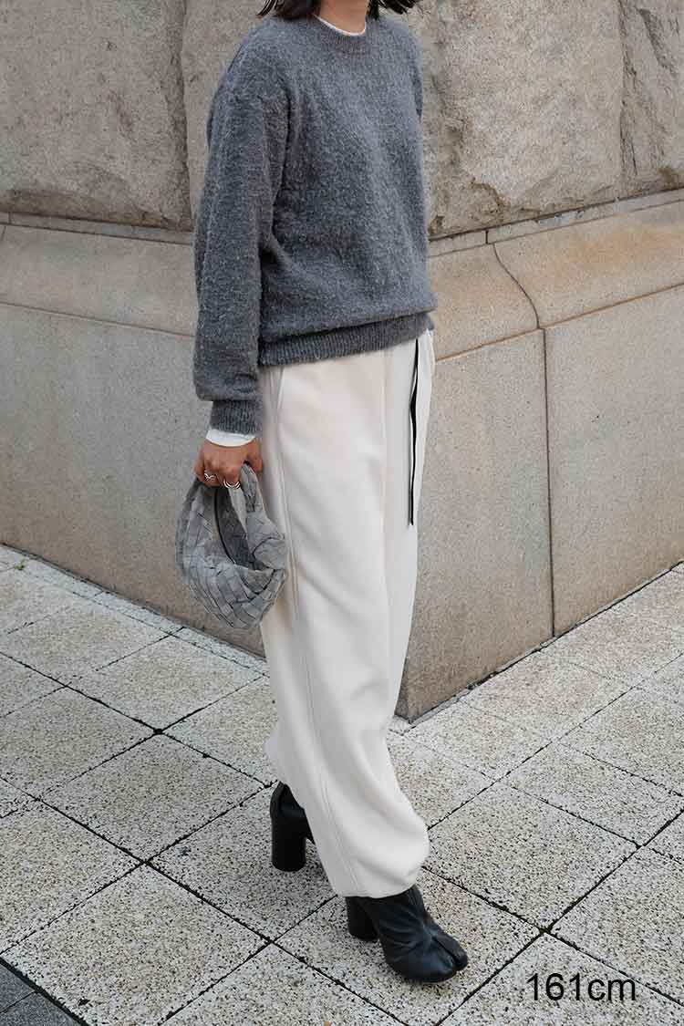 フリースパンツ（アイボリー） | MACHATT ONLINE STORE