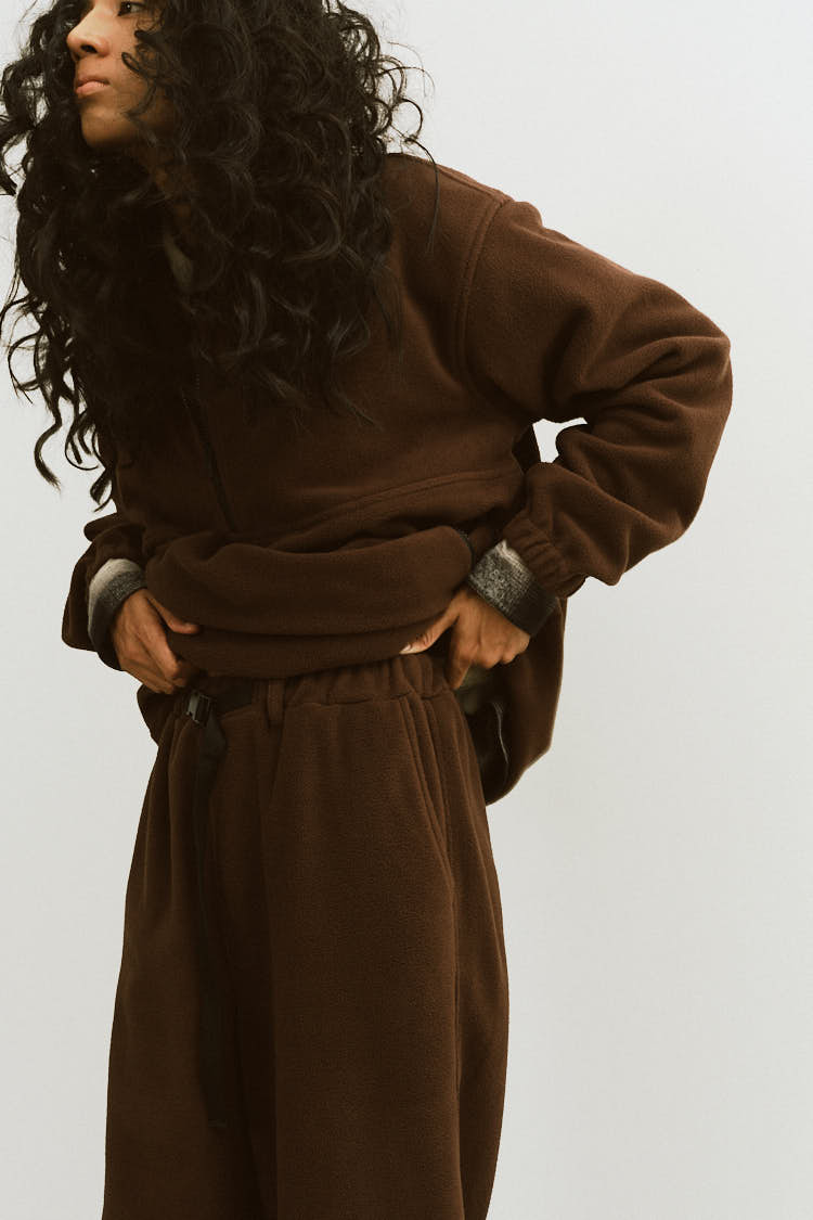 フリースパンツ（ブラウン） | MACHATT ONLINE STORE