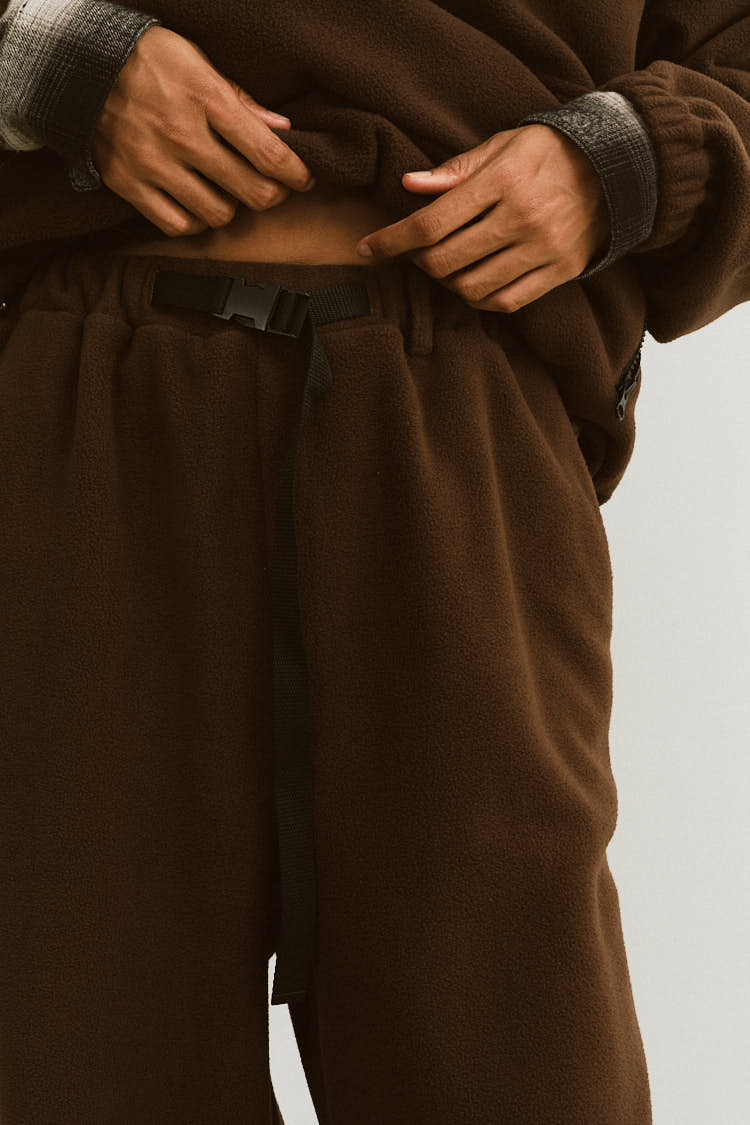 フリースパンツ（ブラウン） | MACHATT ONLINE STORE