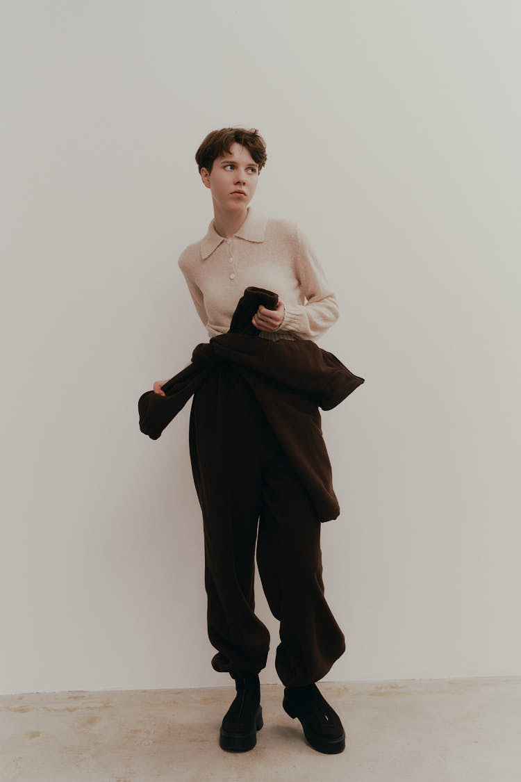 フリースパンツ（ブラウン） | MACHATT ONLINE STORE