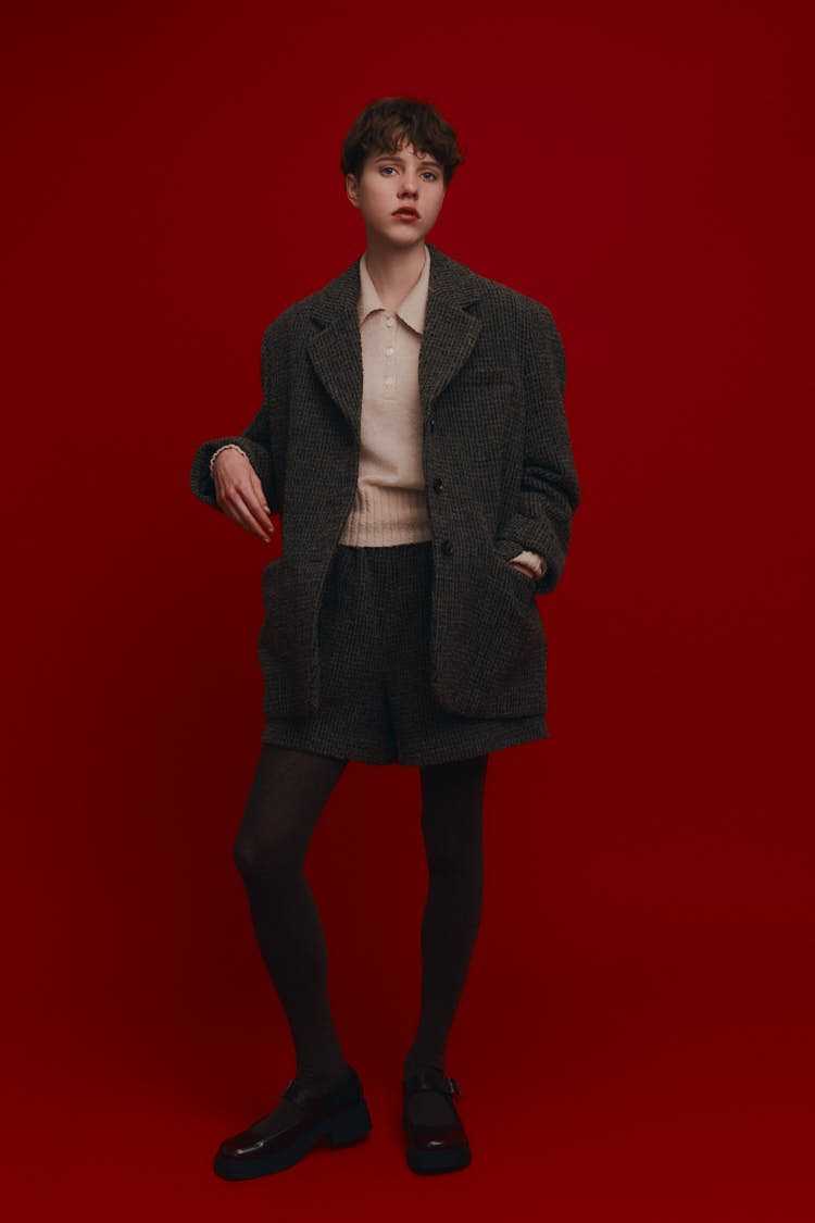 マチャット　machatt ウールショートパンツ　チェック　LONG ウールショートパンツ（チェック） | MACHATT ONLINE STORE