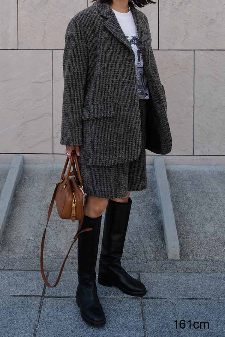 ウールショートパンツ（チェック） | MACHATT ONLINE STORE