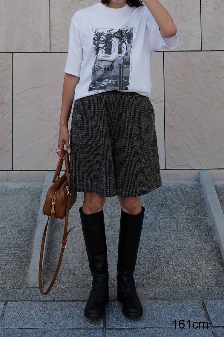 ウールショートパンツ（チェック） | MACHATT ONLINE STORE