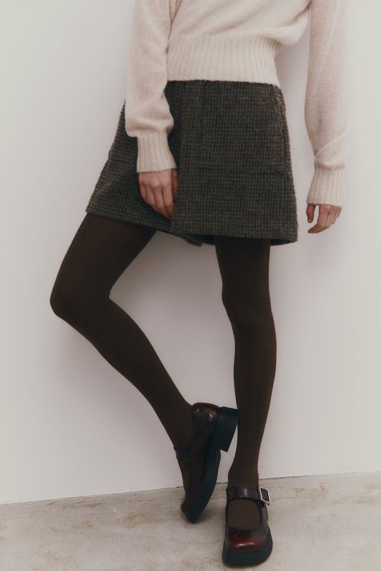 ウールショートパンツ（チェック） | MACHATT ONLINE STORE