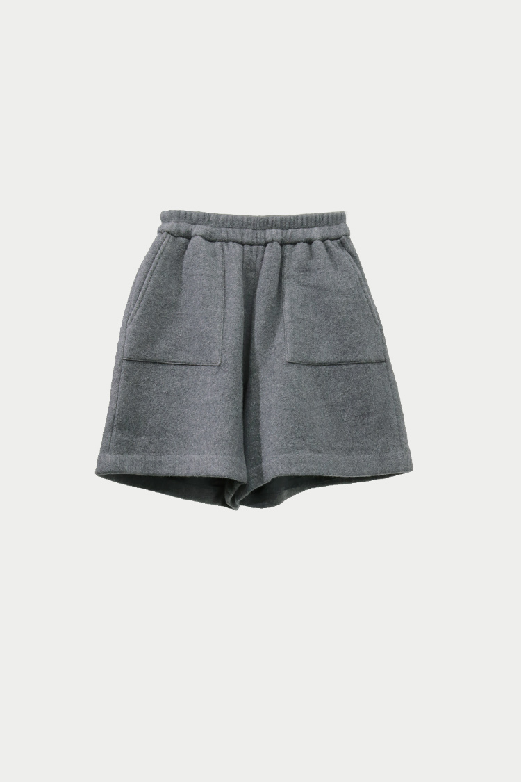 machatt マチャット　ウールショートパンツ（グレー）　LONG ウールショートパンツ（グレー） | MACHATT ONLINE STORE