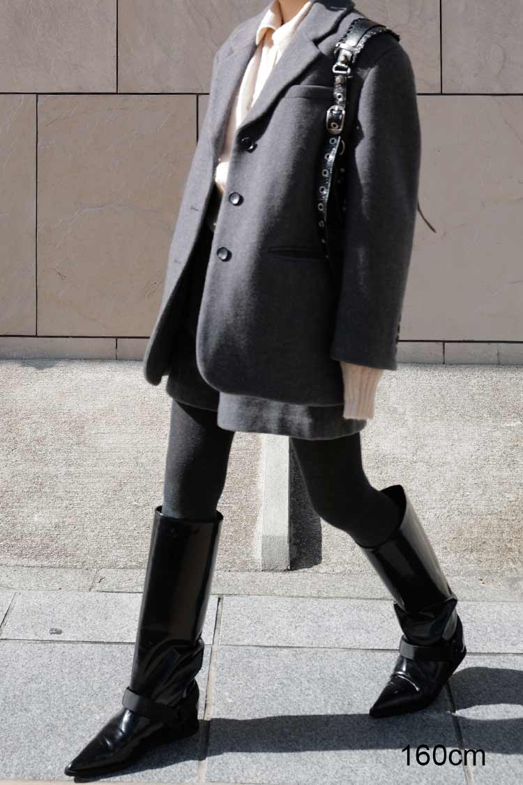 ウールショートパンツ（グレー） | MACHATT ONLINE STORE