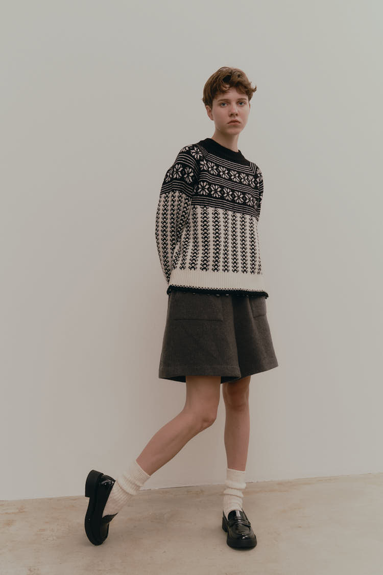 ウールショートパンツ（グレー） | MACHATT ONLINE STORE