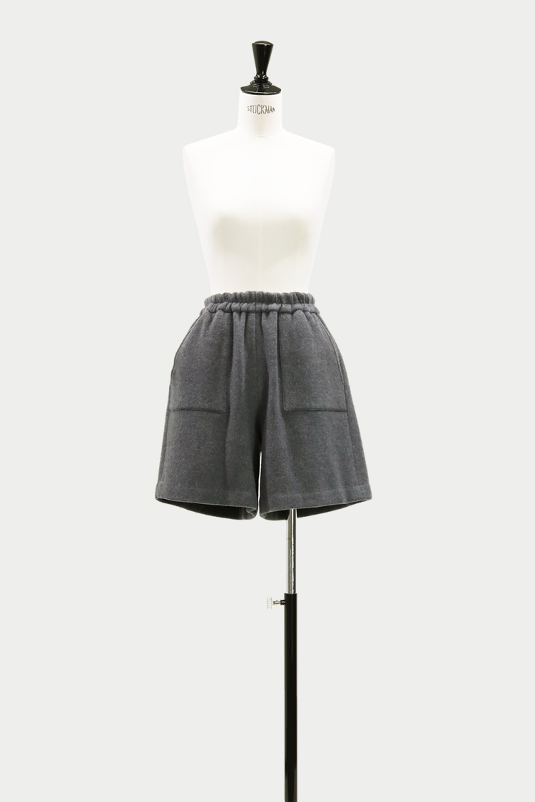 ウールショートパンツ（グレー） | MACHATT ONLINE STORE