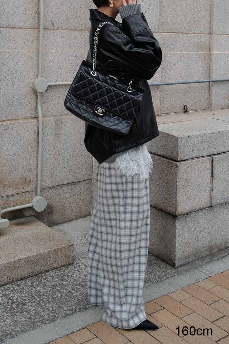 チェックワイドパンツ | MACHATT ONLINE STORE