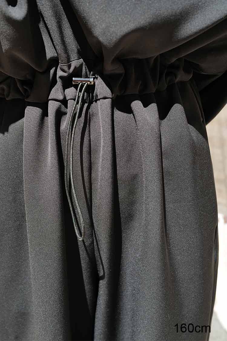 ペプラムパンツ（ブラック） | MACHATT ONLINE STORE