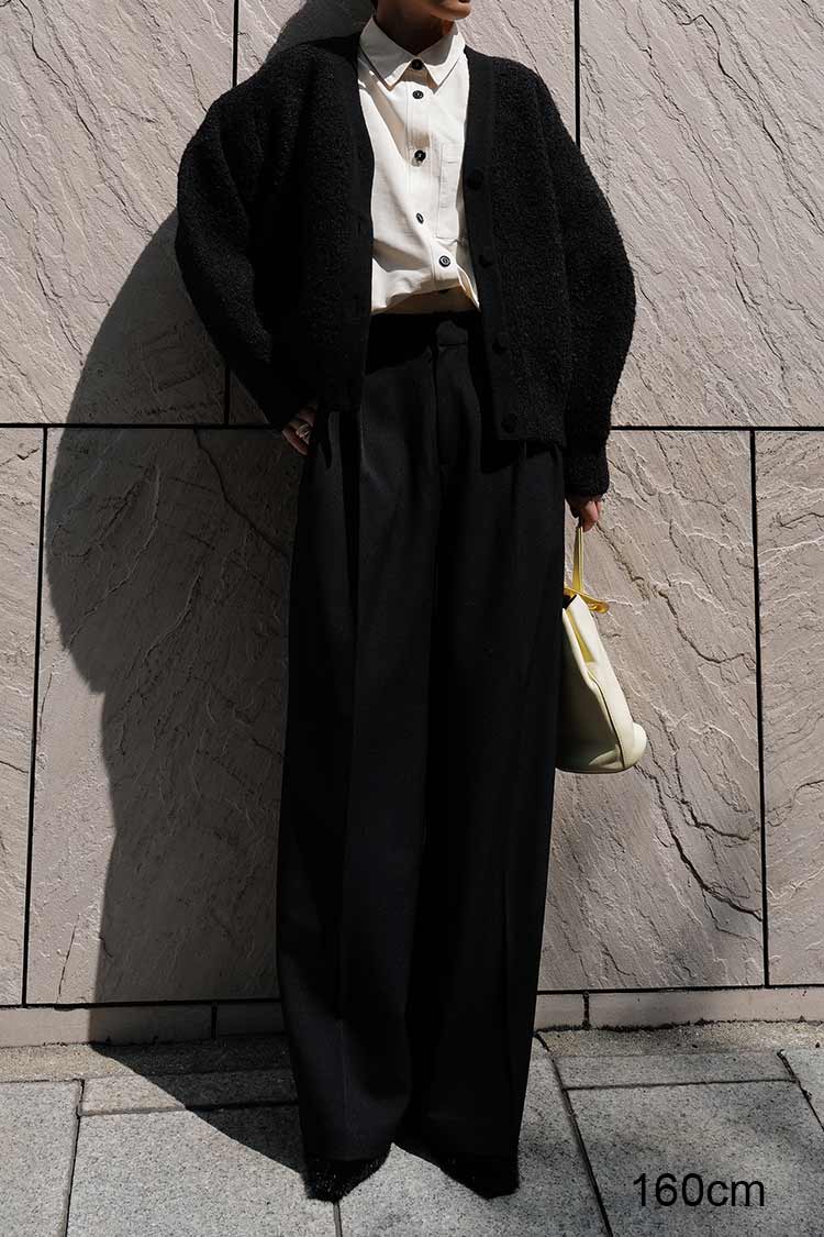 ブークレカーディガン（ブラック） | MACHATT ONLINE STORE