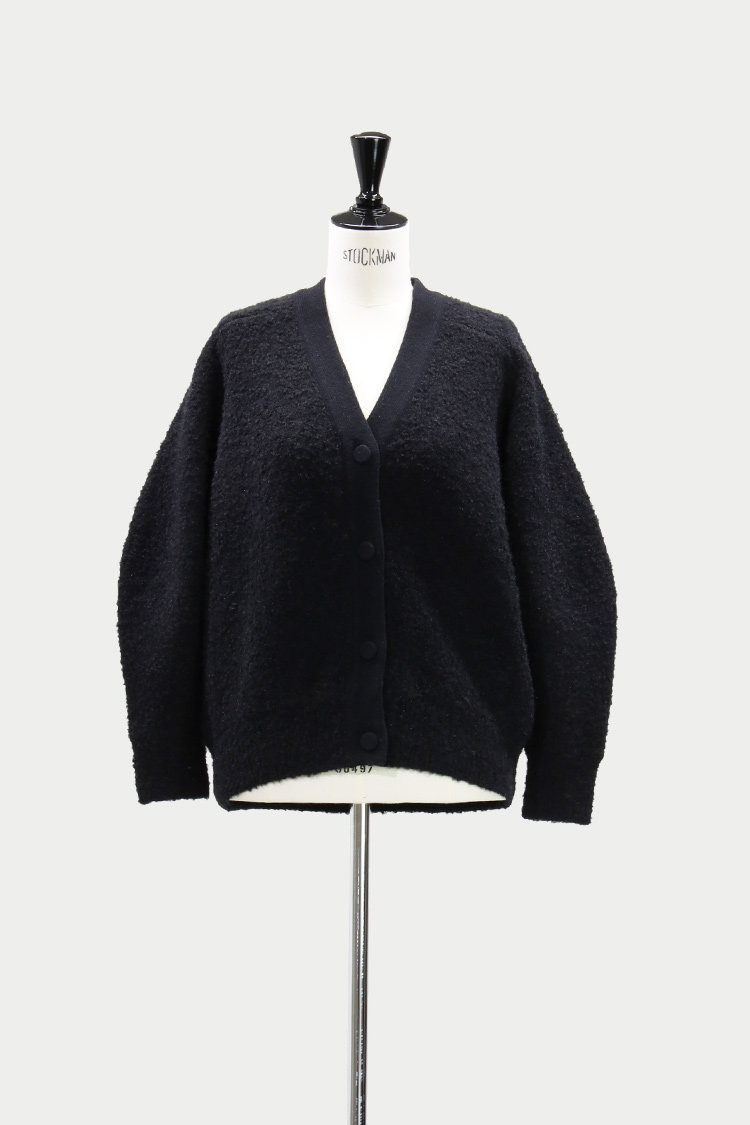 ブークレカーディガン（ブラック） | MACHATT ONLINE STORE