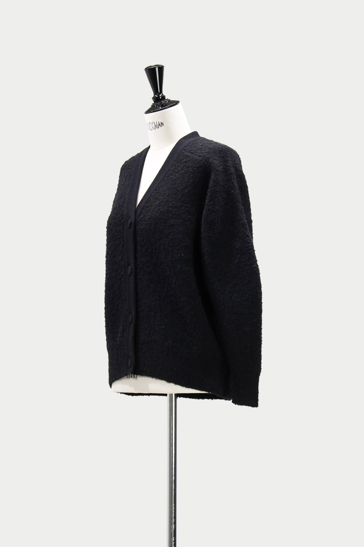 ブークレカーディガン（ブラック） | MACHATT ONLINE STORE