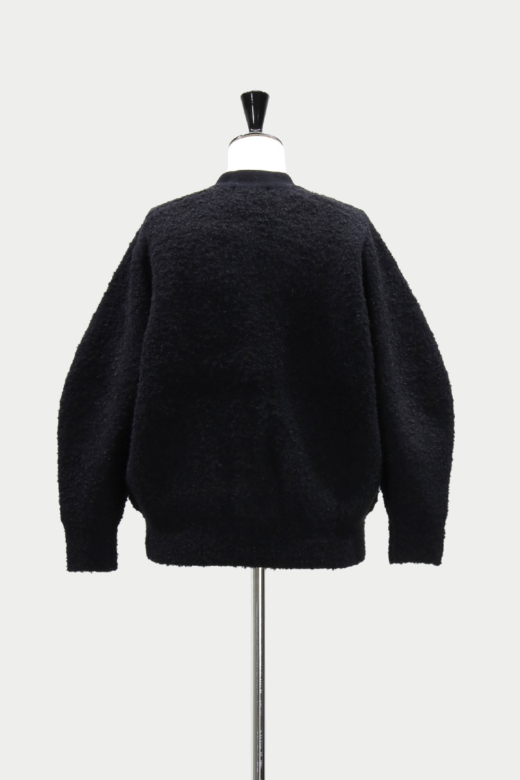 ブークレカーディガン（ブラック） | MACHATT ONLINE STORE