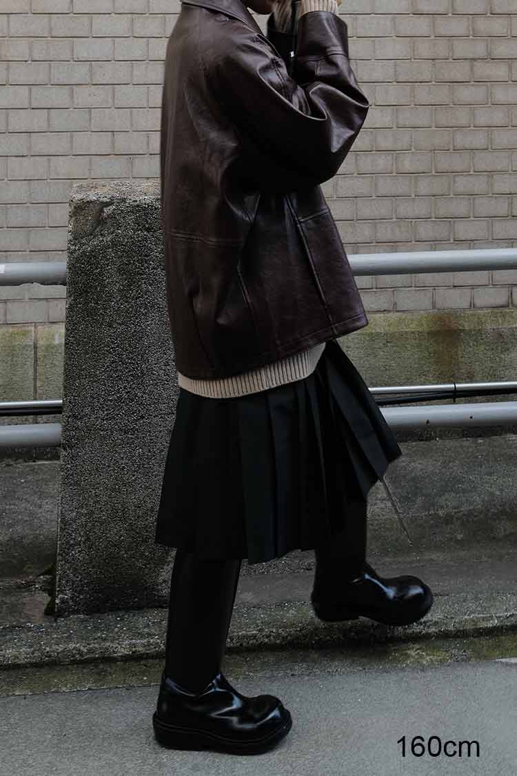 エコレザージャケット（ブラウン） | MACHATT ONLINE STORE