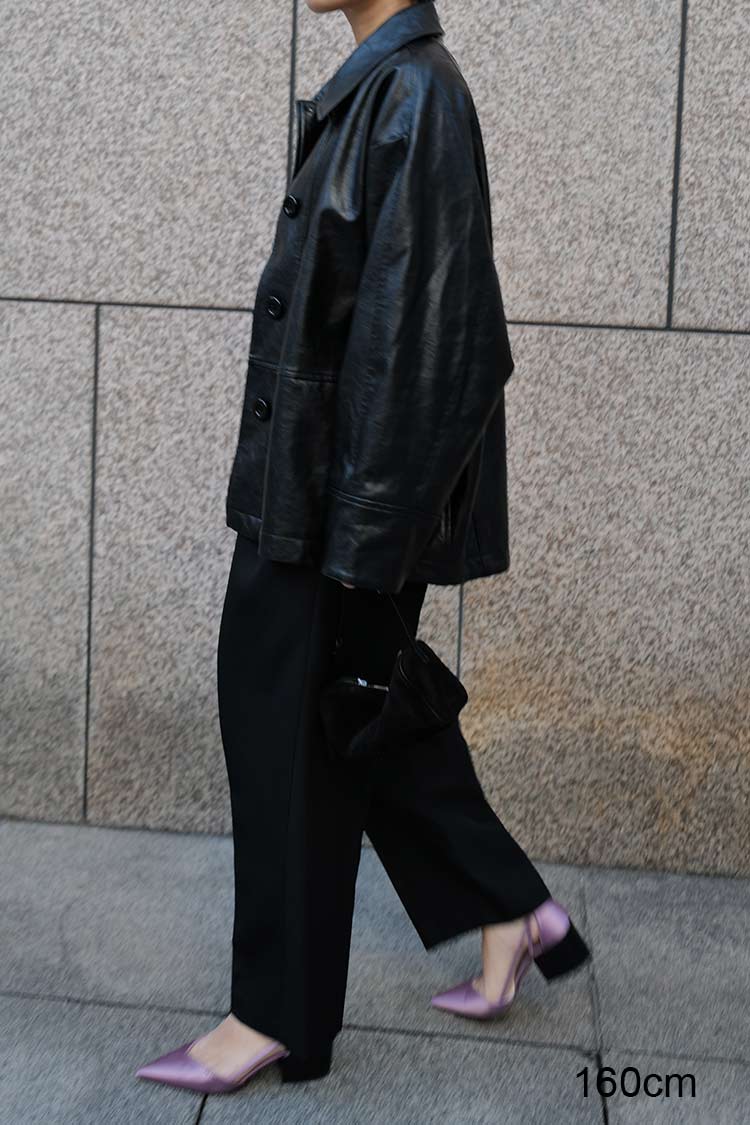 【新品タグ付き】MACHATT エコレザージャケットブラック エコレザージャケット（ブラック） | MACHATT ONLINE STORE