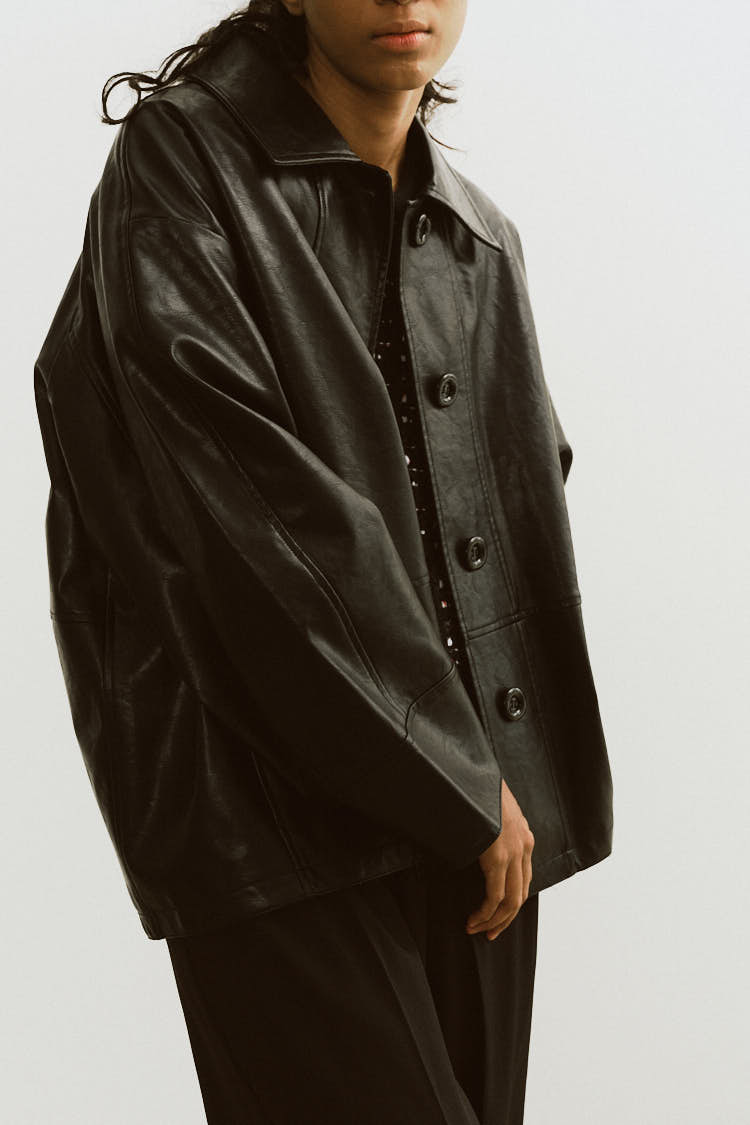 【新品タグ付き】MACHATT エコレザージャケットブラック エコレザージャケット（ブラック） | MACHATT ONLINE STORE