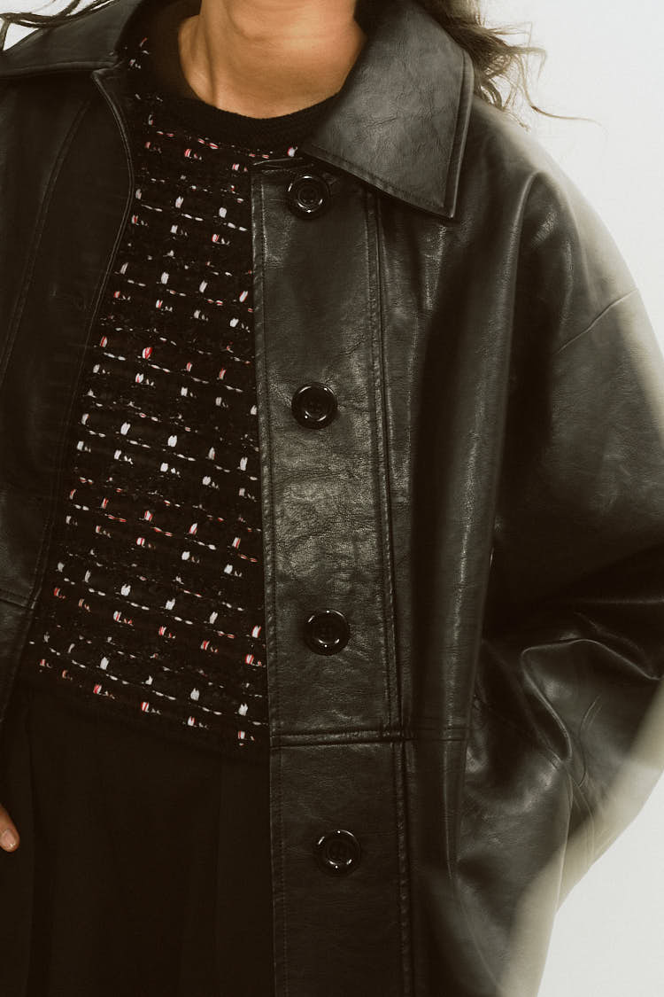 エコレザージャケット（ブラック） | MACHATT ONLINE STORE