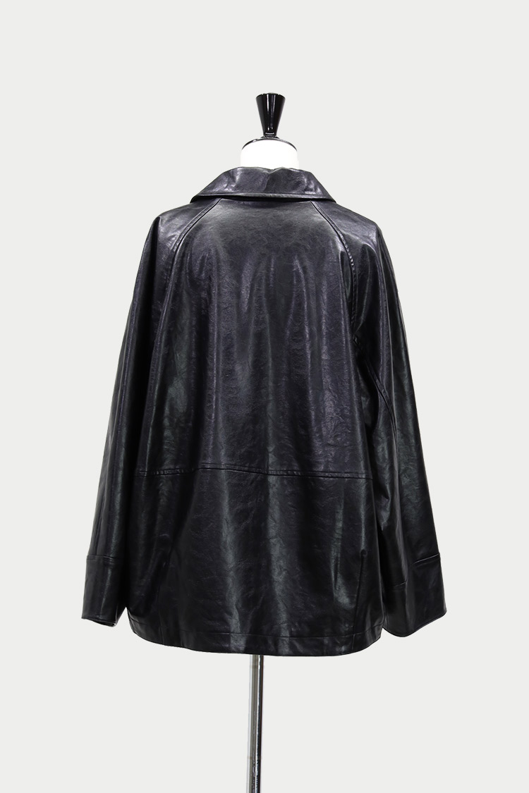 エコレザージャケット（ブラック） | MACHATT ONLINE STORE