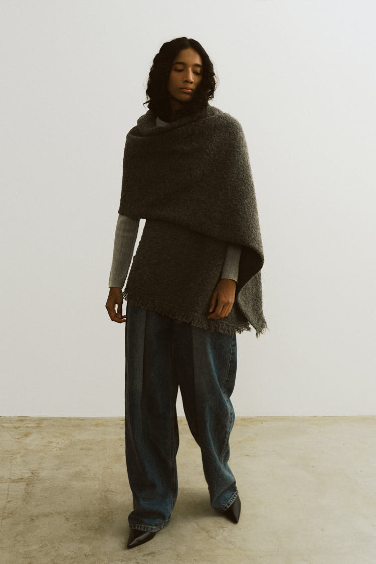 ブークレニットストール（グレー） | MACHATT ONLINE STORE