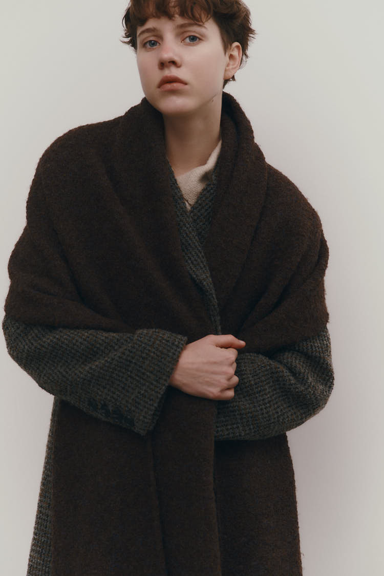 ブークレニットストール（ブラウン） | MACHATT ONLINE STORE