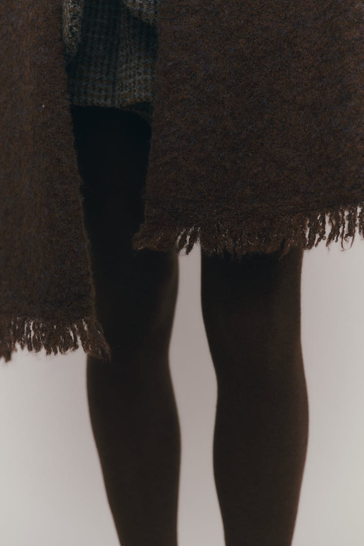 ブークレニットストール（ブラウン） | MACHATT ONLINE STORE