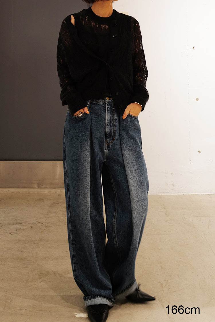 machatt マチャット クラッシュモヘアウールカーディガン、ニット