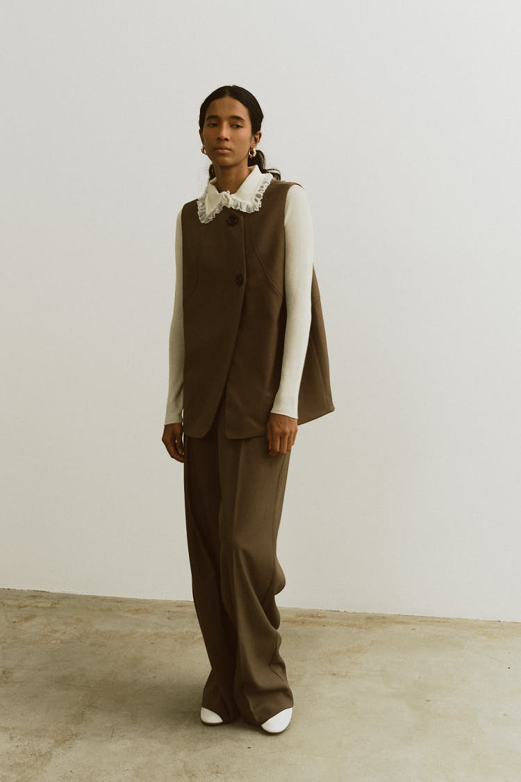 エラスティックベスト（ブラウン） | MACHATT ONLINE STORE