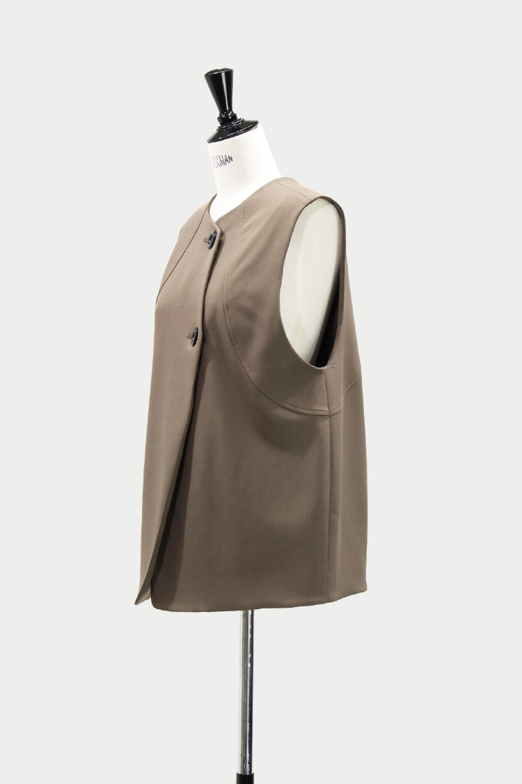 エラスティックベスト（ブラウン） | MACHATT ONLINE STORE