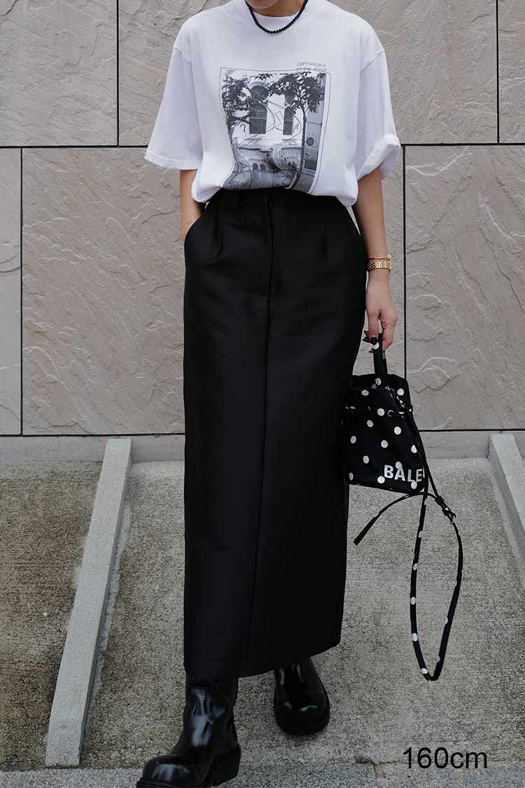 ダッチェスサテンスカート（ブラック） | MACHATT ONLINE STORE